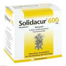 Abbildung: Solidacur 600 mg Filmtabletten 100 St, Filmtabletten PZN 04770290 