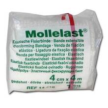 Abbildung: Mollelast Binden 4 cmx4 m weiß 1 St, Binden PZN 04781477 