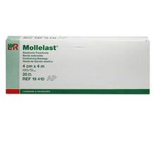 Abbildung: Mollelast Binden 4 cmx4 m weiß 20 St, Binden PZN 04781537 