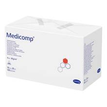 Abbildung: Medicomp Vlieskomp.unsteril 10x20 cm 4fach 100 St, Kompressen PZN 04783861 