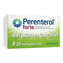 Abbildung: Perenterol forte 250 mg Kapseln 20 St, Hartkapseln PZN 04796869 