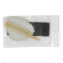 Abbildung: AUGENKLAPPE mit Gummiband sandfarben 1 St PZN 04816508 