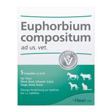 Abbildung: EUPHORBIUM COMPOSITUM ad us.vet.Ampullen 5X5 ml, Ampullen PZN 04826961 