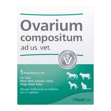Abbildung: OVARIUM COMPOSITUM ad us.vet.Ampullen 5X5 ml, Ampullen PZN 04826984 