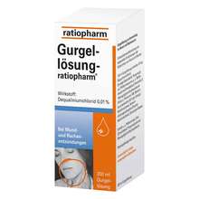 Abbildung: Gurgellösung-ratiopharm 200 ml, Lösung PZN 04829758 