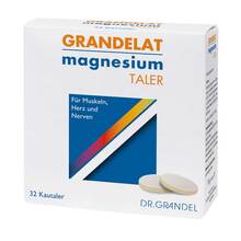 Abbildung: Magnesium Grandel 300 mg Kautabletten 32 St, Kautabletten PZN 04834096 