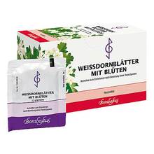 Abbildung: Weissdornblätter mit Blüten Filterbeutel 20X1.5 g, Filterbeutel PZN 04856583 