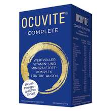 Abbildung: Ocuvite Complete 12 mg Lutein Kapseln 60 St, Kapseln PZN 04871513 