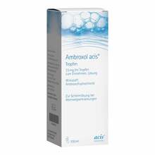 Abbildung: Ambroxol acis Tropfen 100 ml, Tropfen zum Einnehmen PZN 04876321 