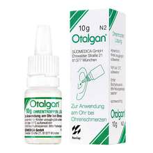 Abbildung: Otalgan Ohrentropfen 10 g, Ohrentropfen PZN 04884645 