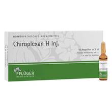 Abbildung: Chiroplexan H Injektion Ampullen 10X2 ml, Ampullen PZN 04886609 
