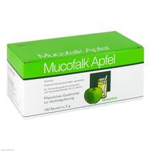 Abbildung: Mucofalk Apfel Granulat zur Herstellung einer Suspension zum Einnehmen Beutel 100 St, Granulat zur Herstellung einer Suspension zum Einnehmen PZN 04891800 