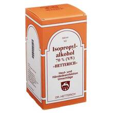 Abbildung: Isopropylalkohol 70% V / V Hetterich 500 ml, Lösung PZN 04896393 