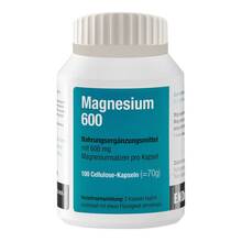 Abbildung: Magnesium 600 Kapseln 100 St, Kapseln PZN 04926510 