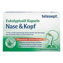 Abbildung: Tetesept Eukalyptusöl Kapseln Nase & Kopf 20 St, Weichkapseln PZN 04944838 