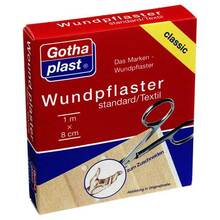 Abbildung: Gothaplast Wundpflaster standard 8 cmx1 m 1 St, Pflaster PZN 04951318 