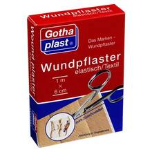 Abbildung: Gothaplast Wundpflaster elastisch 6 cmx1 m geschnitten 1 St, Pflaster PZN 04951399 