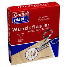 Abbildung: Gothaplast Wundpflaster elastisch 8 cmx1 m geschnitten 1 St, Pflaster PZN 04951413 