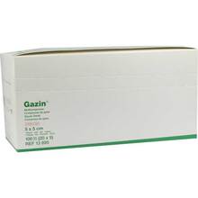 Abbildung: GAZIN Mullkomp.5x5 cm steril 12fach 20X5 St, Kompressen PZN 04957551 
