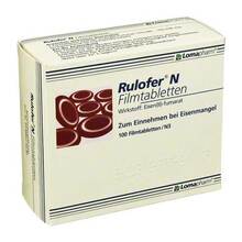 Abbildung: Rulofer N Filmtabletten 100 St, Filmtabletten PZN 04975158 