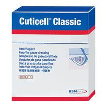 Abbildung: CUTICELL Classic Wundgaze 5x5 cm 50 St, Wundgaze PZN 04979073 