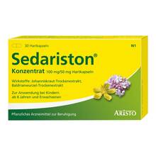 Abbildung: Sedariston Konzentrat Hartkapseln 30 St, Hartkapseln PZN 04991772 