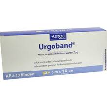 Abbildung: URGOBAND Kurzzugbinde 10 cmx5 m 10 St, Binden PZN 04997237 