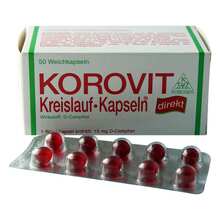 Abbildung: KOROVIT Kreislauf-Kapseln 50 St, Kapseln PZN 05002216 