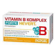 Abbildung: Vitamin B Komplex forte Hevert Tabletten 200 St, Tabletten PZN 05003960 
