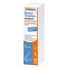 Abbildung: Nasentropfen-ratiopharm Erwachs.Konservier.frei 10 ml, Nasentropfen PZN 05006585 
