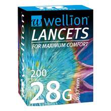 Abbildung: WELLION Lancets 28 G 200 St, Lanzetten PZN 05014225 
