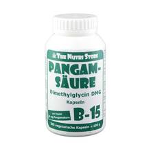 Abbildung: PANGAMSÄURE B15 50 mg vegetarische Kapseln 200 St, Kapseln PZN 05101697 