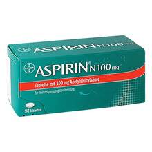 Abbildung: Aspirin N 100 mg Tabletten 98 St, Tabletten PZN 05387239 