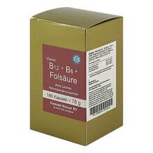 Abbildung: B12 + B6+Folsäure ohne Lactose Kapseln 180 St, Kapseln PZN 05388894 