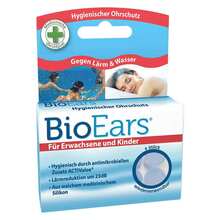 Abbildung: Bioears Silikon Ohrstöpsel antimikrobielle 6 St PZN 05468222 