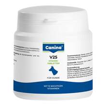 Abbildung: V 25 Vitamintabletten vet. (für Tiere) 100 g, Tabletten PZN 05480938 