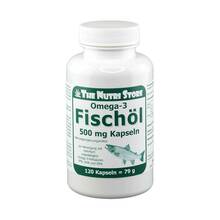 Abbildung: Omega-3 Fischöl Kapseln 500 mg 120 St, Kapseln PZN 05488064 