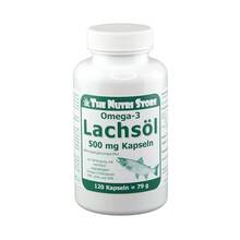 Abbildung: LACHSÖL KAPSELN 500 mg 120 St, Kapseln PZN 05488101 