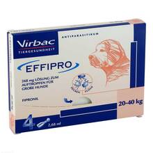 Abbildung: Effipro 268 mg piperitae Lösung z.Auftropf.für größe Hunde 4 St, Lösung PZN 05507637 