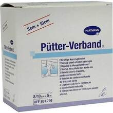 Abbildung: Pütter Verband 8 / 10 cmx5 m 2 St, Verband PZN 05529811 