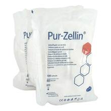 Abbildung: PUR-ZELLIN 4x5 cm Rolle zu 500 St. 2X500 St, Tupfer PZN 05530033 