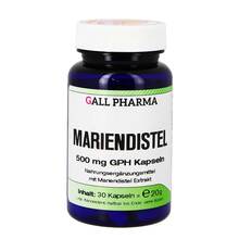 Abbildung: MARIENDISTEL 500 mg GPH Kapseln 30 St, Kapseln PZN 05530263 
