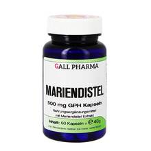 Abbildung: MARIENDISTEL 500 mg GPH Kapseln 60 St, Kapseln PZN 05530286 