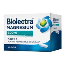 Abbildung: Biolectra Magnesium 300 mg Kapseln 40 St, Kapseln PZN 05561513 