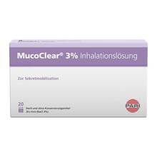 Abbildung: Mucoclear 3% Nacl Inhalationslösung 20X4 ml, Inhalationslösung PZN 05737219 