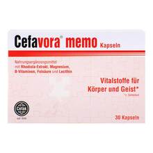 Abbildung: Cefavora memo Weichgelatinekapseln 30 St, Kapseln PZN 05748476 