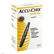 Abbildung: ACCU-CHEK Softclix schwarz 1 St PZN 05851211 