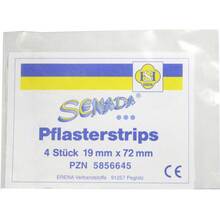 Abbildung: SENADA Pflasterstrips 19x72 mm 4 St, Pflaster PZN 05856645 