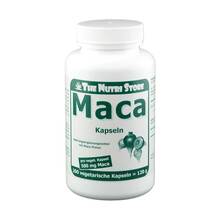 Abbildung: MACA 500 mg vegetarische Kapseln 200 St, Kapseln PZN 05867620 