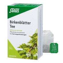 Abbildung: Birkenblätter Arzneitee Betulae folium Bio Salus 15 St, Filterbeutel PZN 05877328 